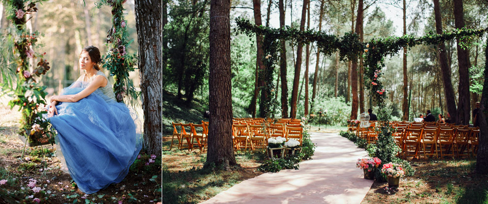 Cérémonie dans les Bois