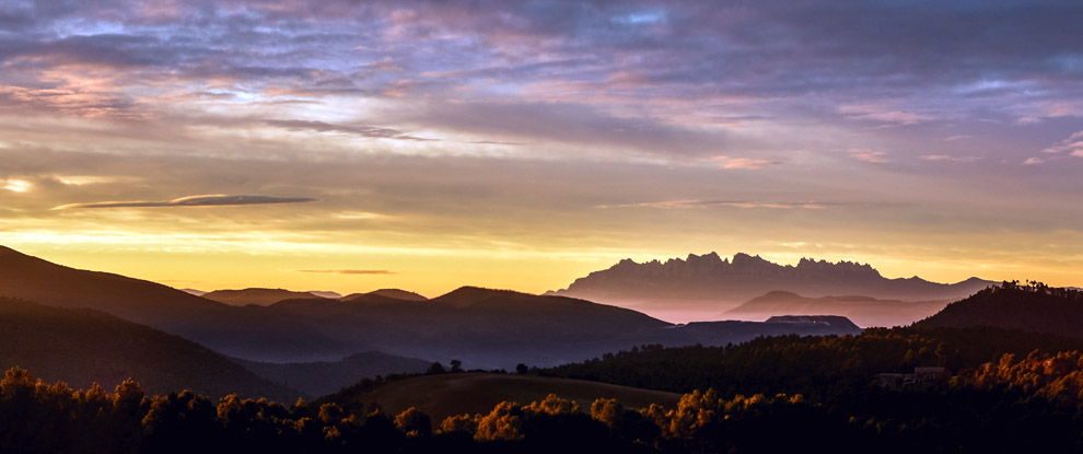 Cérémonie avec vue sur Montserrat
