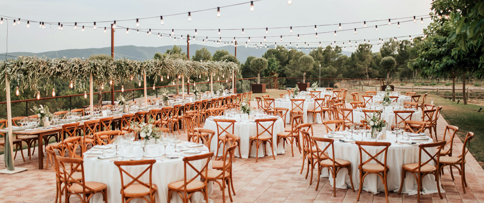 Banquet en extérieur
