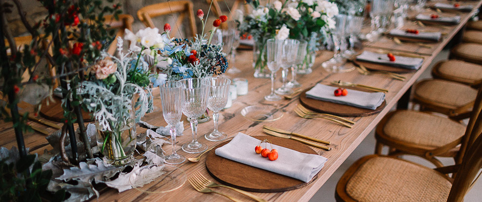 Banquet en intérieur
