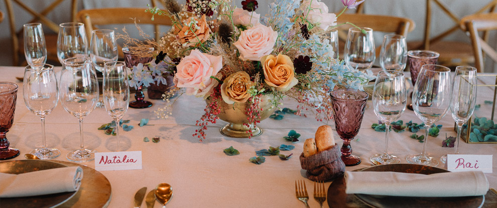 Banquet en intérieur