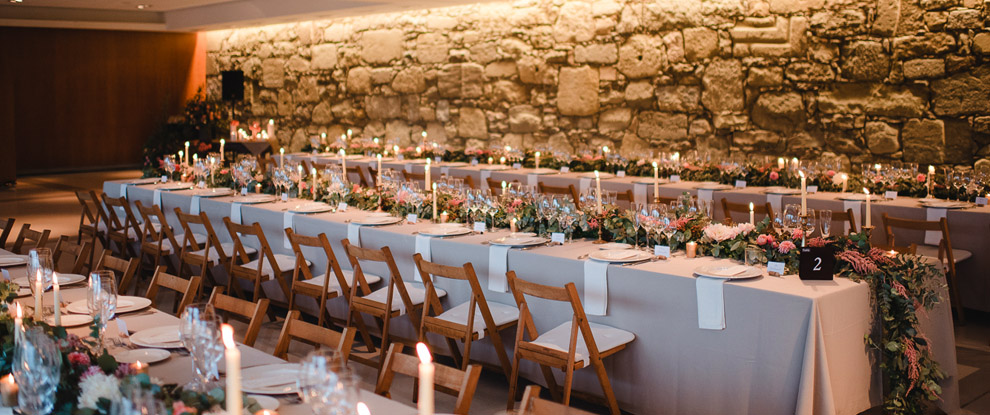 Banquet en intérieur