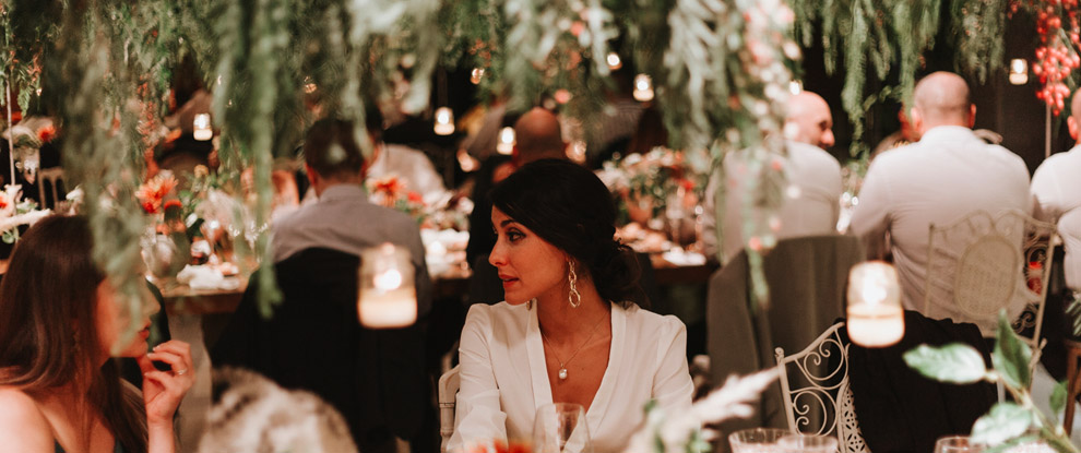 Banquet en intérieur