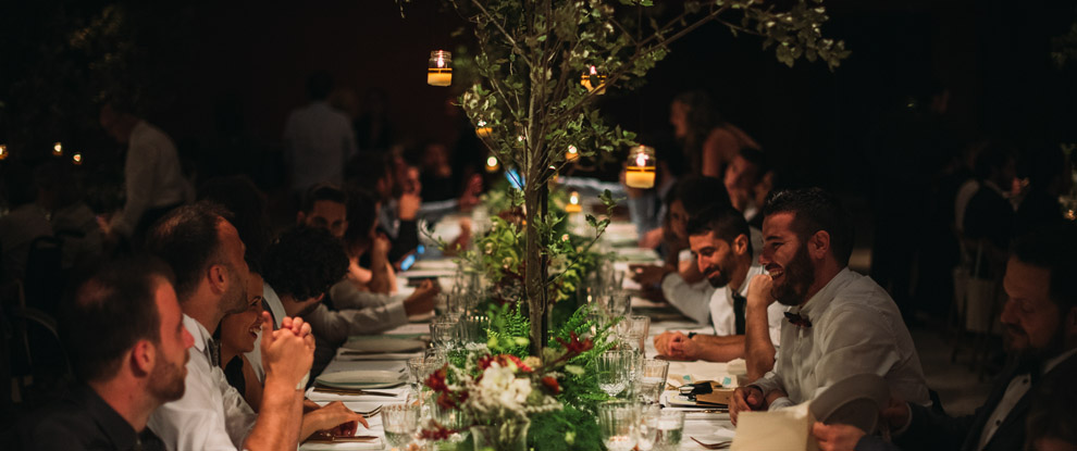 Banquet en intérieur